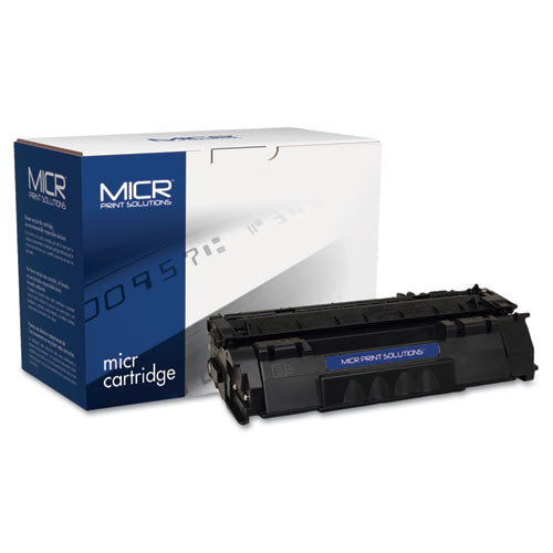 MICR Print Solutions Compatible Q7553A(M) (53AM) MICR Toner, 3,000 Page-Yield, Black MCR53AM