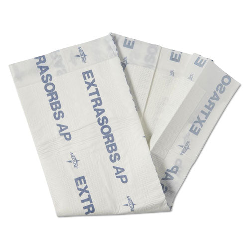 Medline Extrasorbs Air-Permeable Disposable DryPads, 30" x 36", White, 70-Carton EXTRASORB3036