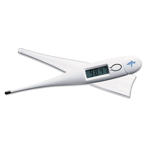Medline Premier Oral Digital Thermometer, White-Blue MDS9950