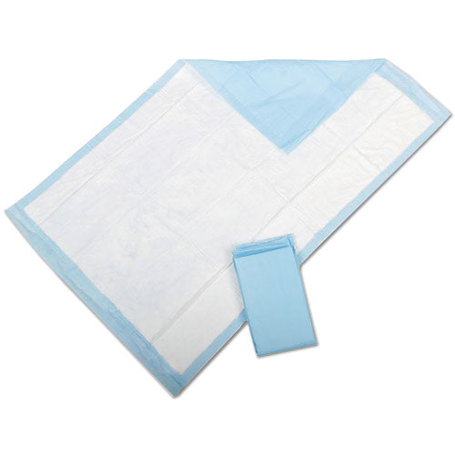 Medline Protection Plus Disposable Underpads, 23" x 36", Blue, 25-Bag MSC281232