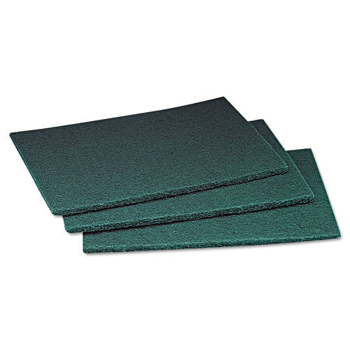 Scotch-Brite Professional Commercial Scouring Pad, 6 x 9, Green, 20 Pads-Box, 3 Boxes-Carton 96