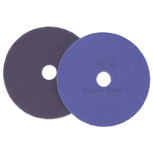Scotch-Brite Diamond Floor Pads, 27" Diameter, Purple, 5-Carton 20321