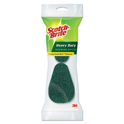 Scotch-Brite Soap-Dispensing Dishwand Sponge Refills, 2.9 x 2.2, Green, 2-Pack 481-7-RSC