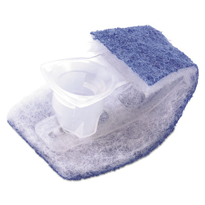 Scotch-Brite Disposable Toilet Scrubber Refill, Blue-White, 10-Pack 558-RF-4