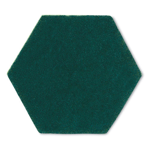 Scotch-Brite Dual Purpose Scour Pad, 5 x 5, Green-Yellow, 15-Carton 96HEX