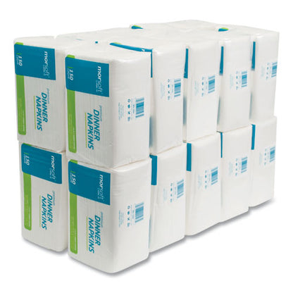 Morcon Tissue Morsoft Dinner Napkins, 2-Ply, 14.5 x 16.5, White, 3,000-Carton 3466
