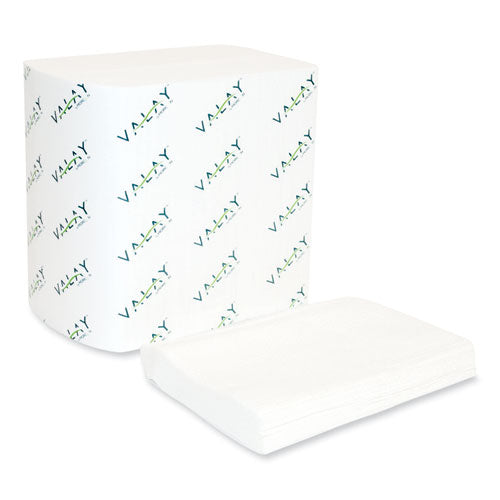 Morcon Tissue Valay Interfolded Napkins, 1-Ply, White, 6.5 x 8.25, 6,000-Carton 4545VN