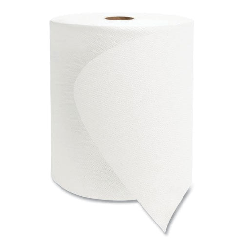 Morcon Tissue Valay Universal TAD Roll Towels, 1-Ply, 8" x 600 ft, White, 6 Rolls-Carton VT9158