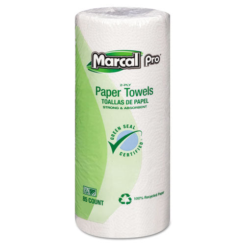 Marcal Perforated Kitchen Paper Towels 2 Ply 85 Sheets White (30 Rolls) 06350