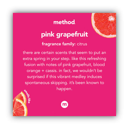 Method Gel Hand Wash, Pink Grapefruit, 12 oz Pump  Bottle, 6-Carton MTH00039