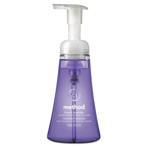 Method Foaming Hand Wash, French Lavender, 10 oz Pump Bottle, 6-Carton MTH00363