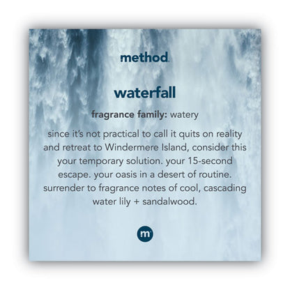 Method Gel Hand Wash, Waterfall, 12 oz Pump Bottle 00379