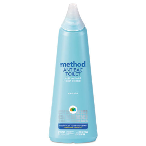 Method Antibacterial Toilet Cleaner, Spearmint, 24 oz Bottle 01221