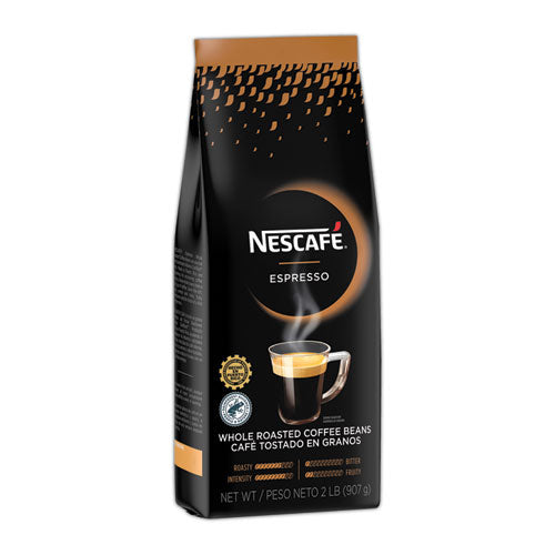 Nescafe Espresso Whole Roasted Coffee Beans, 2 lb Bag NES59095
