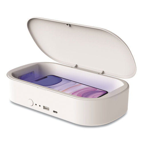 NuvoMed Portable UV Sterilizer for Mobile Phones, White PUS-6-0883