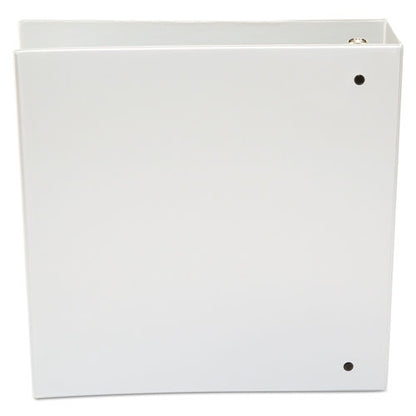 Office Impressions Economy Round Ring View Binder, 3 Rings, 2" Capacity, 11 x 8.5, White OFF-82235