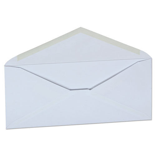 Office Impressions White Envelope, #10, Commercial Flap, Gummed Closure, 4.13 x 9.5, White, 500-Box OFF82292