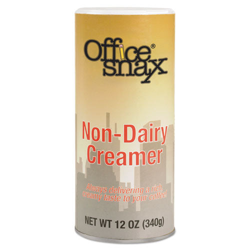 Office Snax Reclosable Canister of Powder Non-Dairy Creamer, 12oz 00020