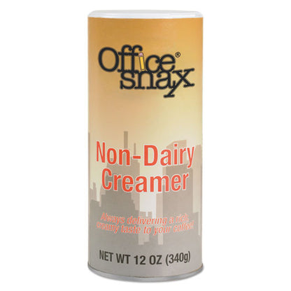 Office Snax Reclosable Powdered Non-Dairy Creamer, 12 oz Canister, 3-Pack OFX00020G