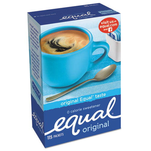 Equal Zero Calorie Sweetener, 1 g Packet, 115-Box 20015445