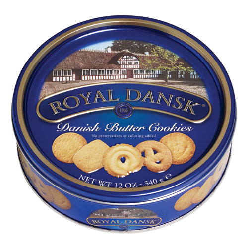 Royal Dansk Cookies, Danish Butter, 12 oz Tin 53005