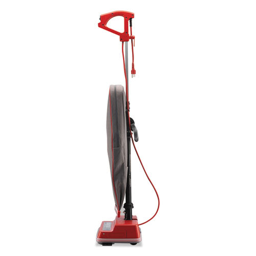 Oreck Commercial U2000R-1 Upright Vacuum, 12" Cleaning Path, Red-Gray U2000R-1