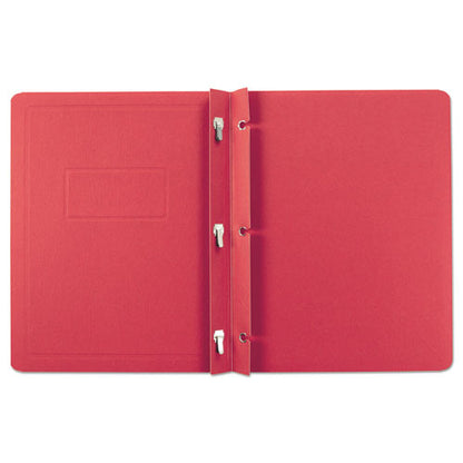 Oxford Report Cover, Three-Prong Fastener, 0.5" Capacity, 8.5 x 11, Red-Red, 25-Box 52511