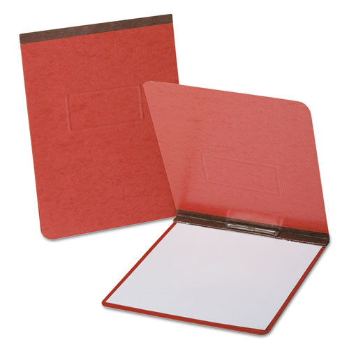 Oxford PressGuard Report Cover with Reinforced Top Hinge, Two-Prong Metal Fastener, 2" Capacity, 8 x 14, Red-Red 71634