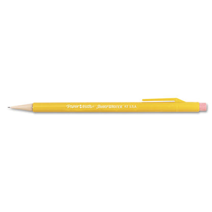 Paper Mate Sharpwriter Mechanical Pencil, 0.7 mm, HB (#2.5), Black Lead, Classic Yellow Barrel, 36-Box 1921221C