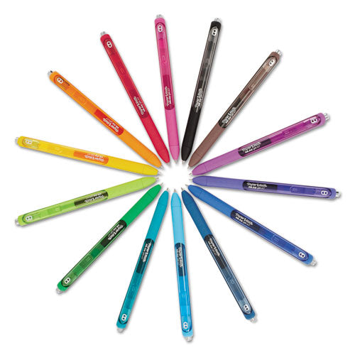 Paper Mate InkJoy Gel Pen, Retractable, Medium 0.7 mm, Assorted Ink and Barrel Colors, 14-Pack 1951636
