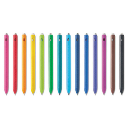 Paper Mate InkJoy Gel Pen, Retractable, Medium 0.7 mm, Assorted Ink and Barrel Colors, 14-Pack 1951636