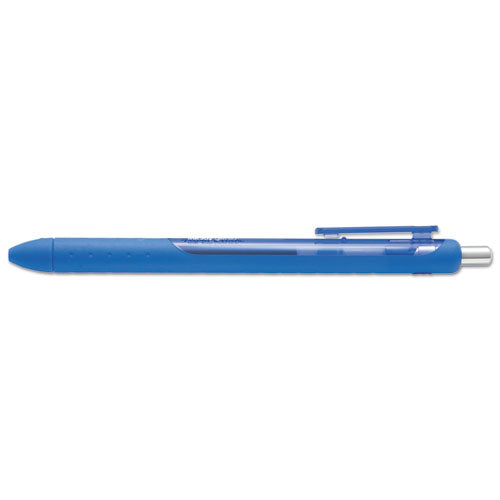 Paper Mate InkJoy Gel Pen, Retractable, Medium 0.7 mm, Blue Ink, Blue Barrel, Dozen 1951721