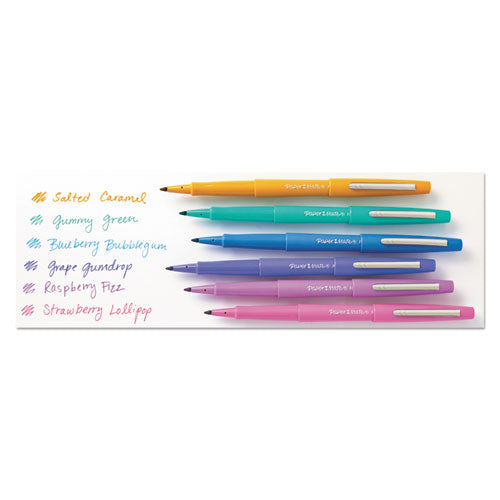Paper Mate Flair Candy Pop Porous Point Pen, Stick, Medium 0.7 mm, Assorted Ink and Barrel Colors, 36-Pack 1984556