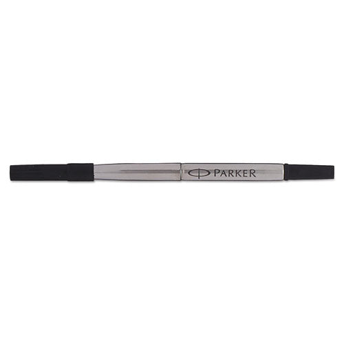 Parker Refill for Parker Roller Ball Pens, Medium Conical Tip, Black Ink 1950323