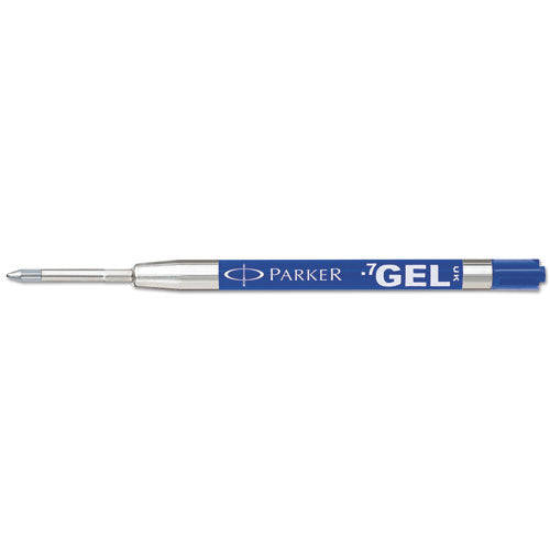 Parker Refill for Parker Retractable Gel Ink Roller Ball Pens, Medium Conical Tip, Blue Ink, 2-Pack 1950364