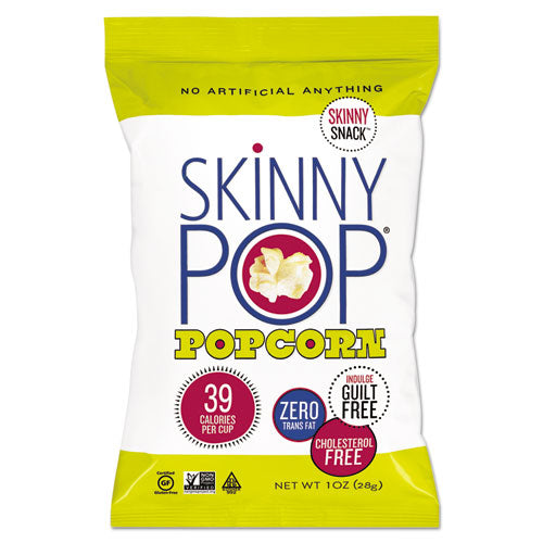 SkinnyPop Popcorn Popcorn, Original, 1 oz Bag, 12-Carton SKP00408