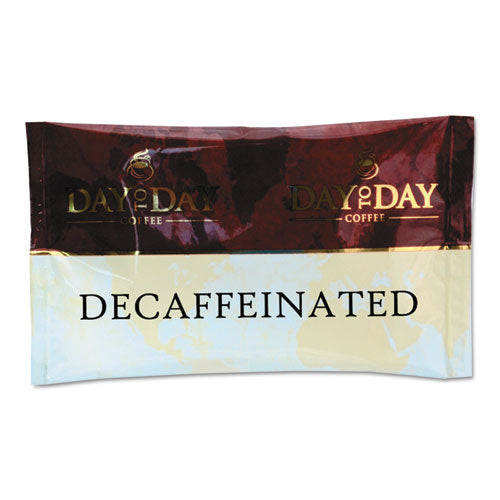 Day to Day Coffee 100% Pure Coffee, Decaffeinated, 1.5 oz Pack, 42 Packs-Carton 23004