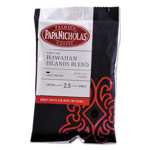 PapaNicholas Coffee Premium Coffee, Hawaiian Islands Blend, 18-Carton 25181