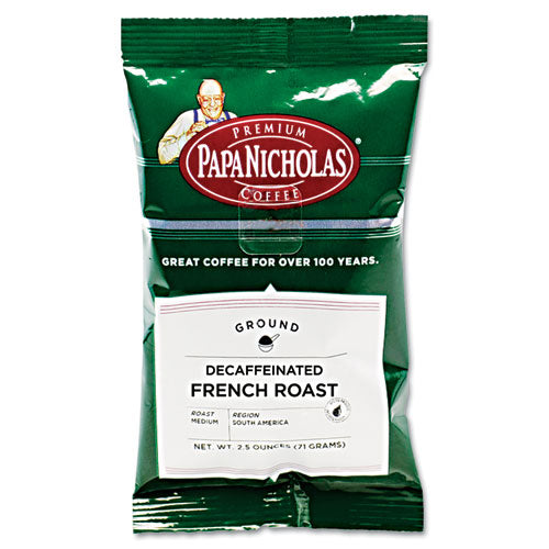 PapaNicholas Coffee Premium Coffee Decaffeinated French Roast (18 Pack) 25186