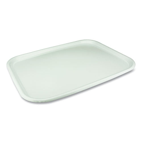 Pactiv Laminated Serving Trays, 1-Compartment, 18 x 14 x 0.91, White, 100-Carton 0TK101360000