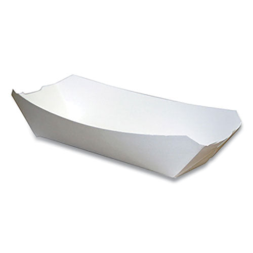 Pactiv Paperboard Food Trays, #12 Beers Tray, 6 x 4 x 1.5, White, 300-Carton 000000000000023863