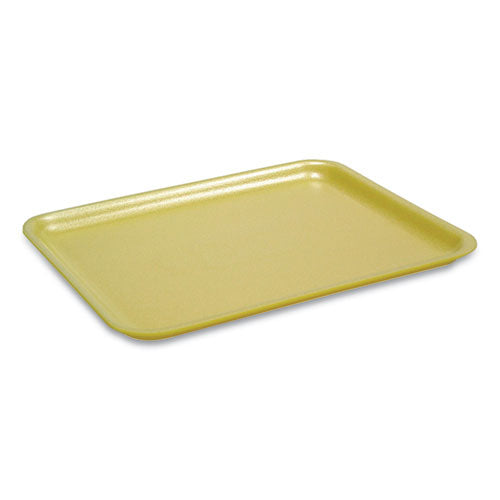 Pactiv Supermarket Trays, #2, 8.38 x 5.88 x 1.21, Yellow, 500-Carton 51P302