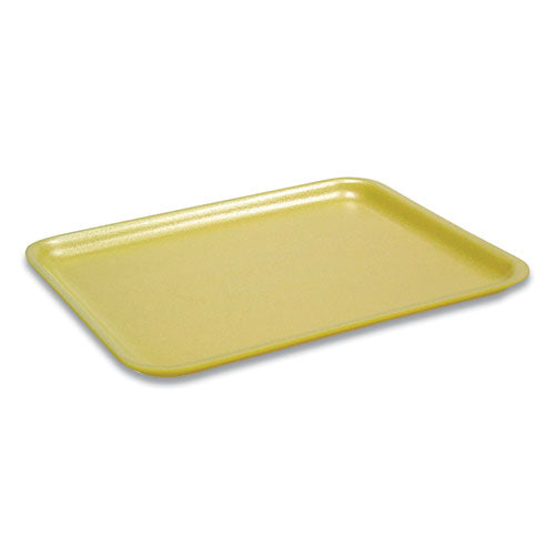 Pactiv Supermarket Trays, #17S, 8.4 x 4.5 x 0.7, Yellow, 1,000-Carton 51P317S
