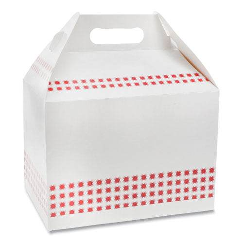 Pactiv Barns and Boxes, Barn Box with Handle, 9 x 5 x 4.5, Basketweave, 150-Carton DBRNL