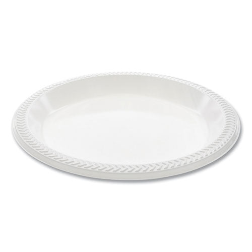 Pactiv Meadoware® OPS Dinnerware, Plate, 10.25" dia, White, 500-Carton MI10