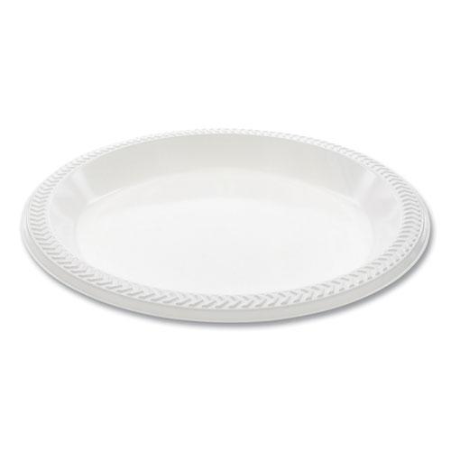 Pactiv Meadoware OPS Dinnerware, Plate, 10.25" dia, White, 500-Carton MI10