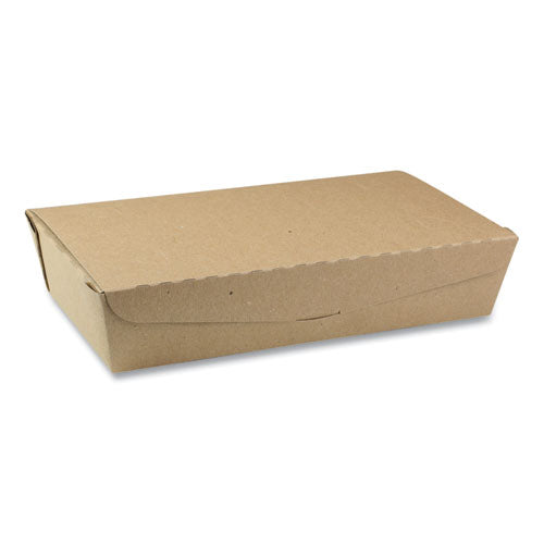Pactiv EarthChoice OneBox Paper Box, 55 oz, 9 x 4.85 x 2, Kraft, 100-Carton NOB02KEC