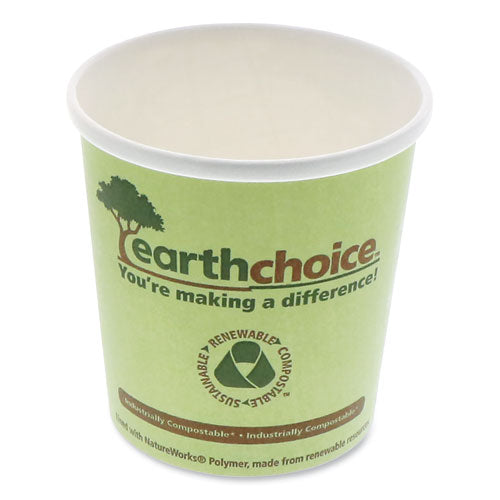 Pactiv EarthChoice Compostable Container, Large Soup, 16 oz, 3.63" Diameter x 3.88"h, Green, 500-Carton PHSC16ECDI