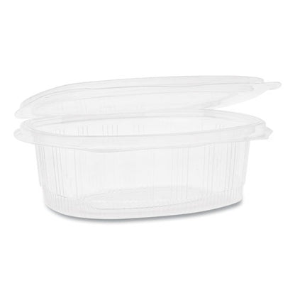 Pactiv EarthChoice PET Hinged Lid Deli Container, 24 oz, 7.38 x 5.88 x 2.38, Clear, 280-Carton YCA910240000
