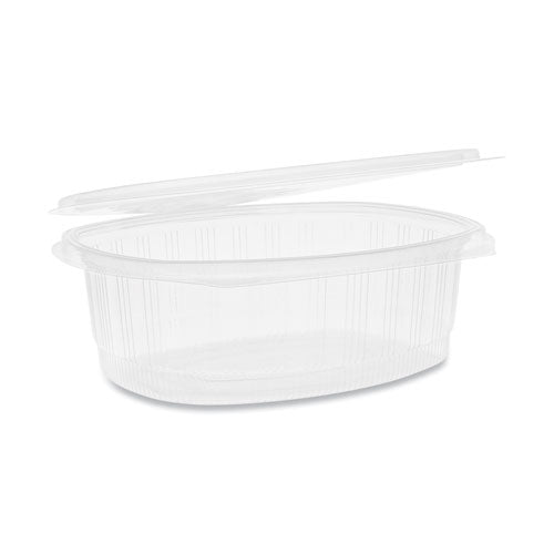 Pactiv EarthChoice PET Hinged Lid Deli Container, 48 oz, 8.88 x 7.25 x 2.94, Clear, 190-Carton YCA910480000